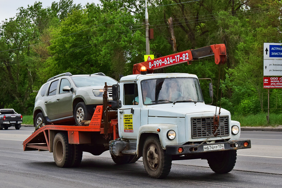 Волгоградская область, № М 674 РР 134 — ГАЗ-3309