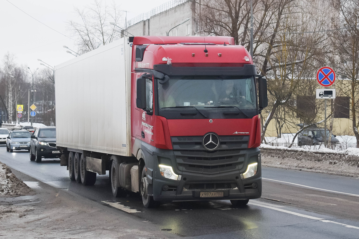 Нижегородская область, № Х 987 АУ 152 — Mercedes-Benz Actros '18 1845 [Z9M]