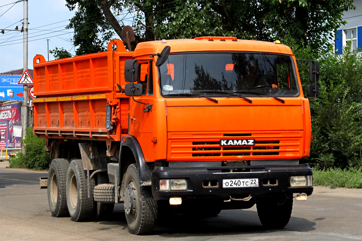 Алтайский край, № О 240 ТС 22 — КамАЗ-65115-62