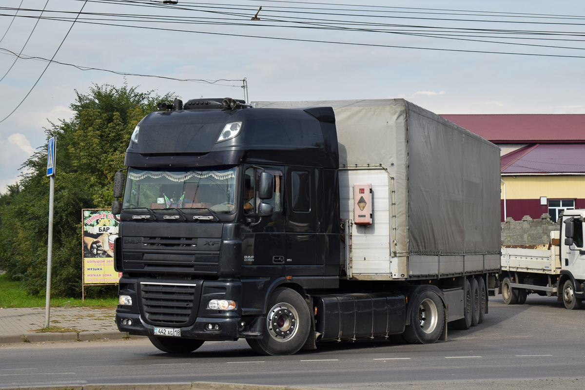 Абайская область, № 442 AG 18 — DAF XF105 FT