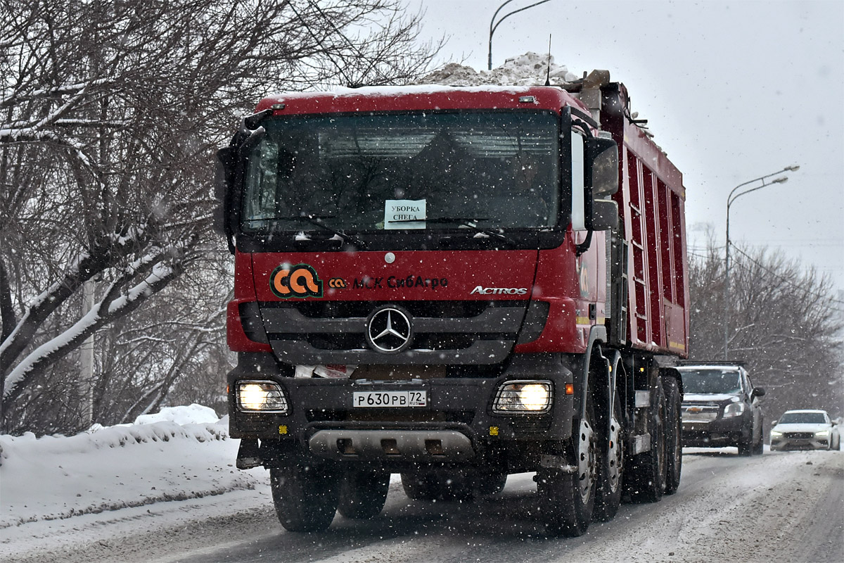 Тюменская область, № Р 630 РВ 72 — Mercedes-Benz Actros '09 4141 [Z9M]