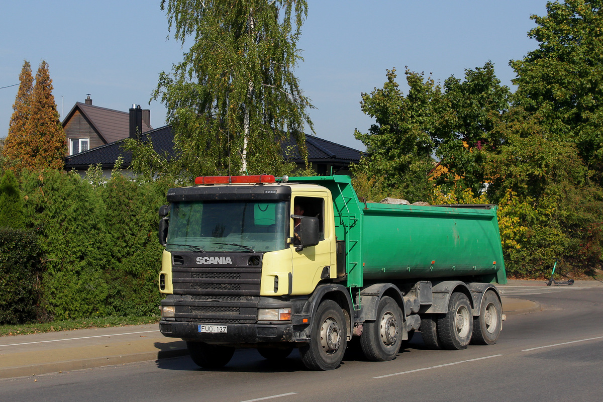 Литва, № FUO 137 — Scania ('1996, общая модель)