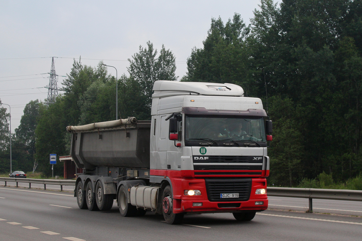 Литва, № GJC 916 — DAF XF95 FT