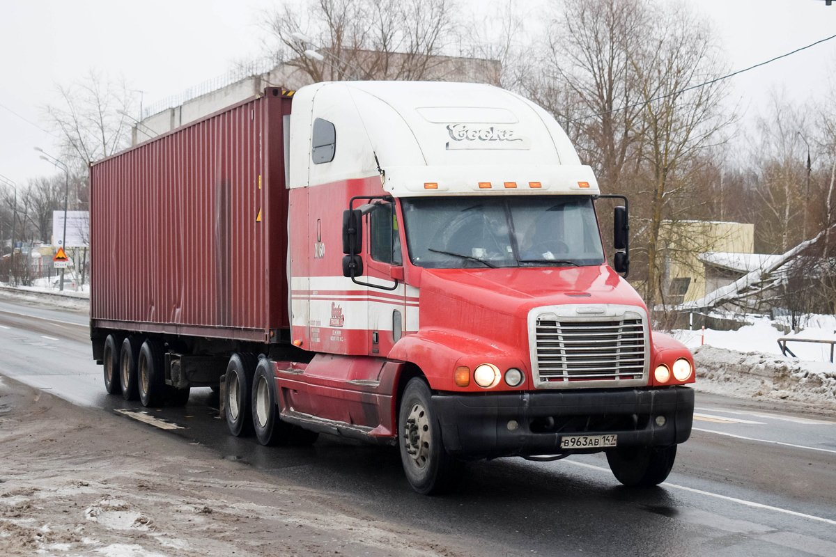 Ленинградская область, № В 963 АВ 147 — Freightliner Century Class