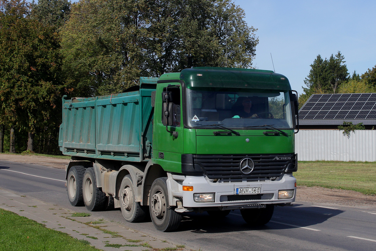 Литва, № ANM 580 — Mercedes-Benz Actros ('1997) 3240