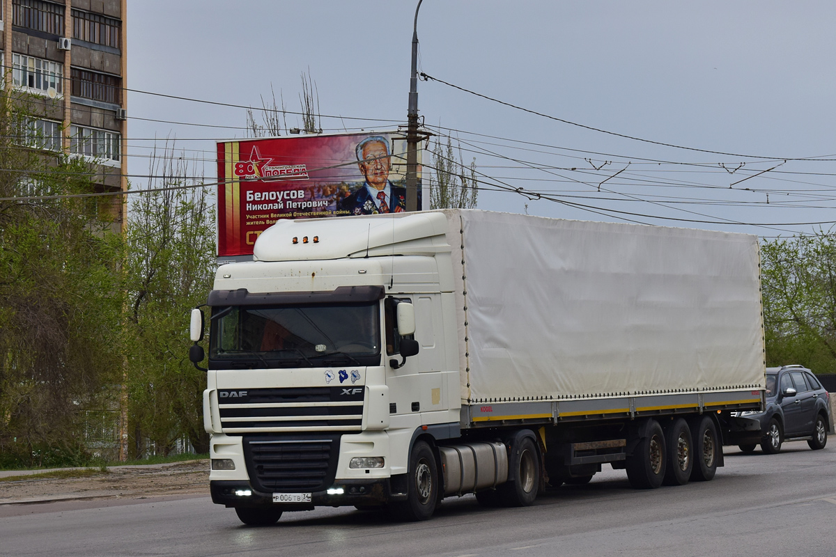 Волгоградская область, № Р 006 ТВ 34 — DAF XF105 FT