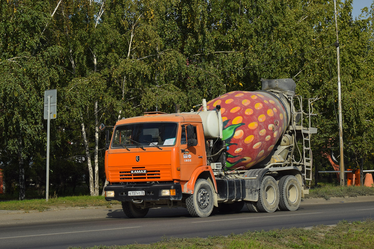 Алтайский край, № Е 737 УТ 70 — КамАЗ-65115-D3