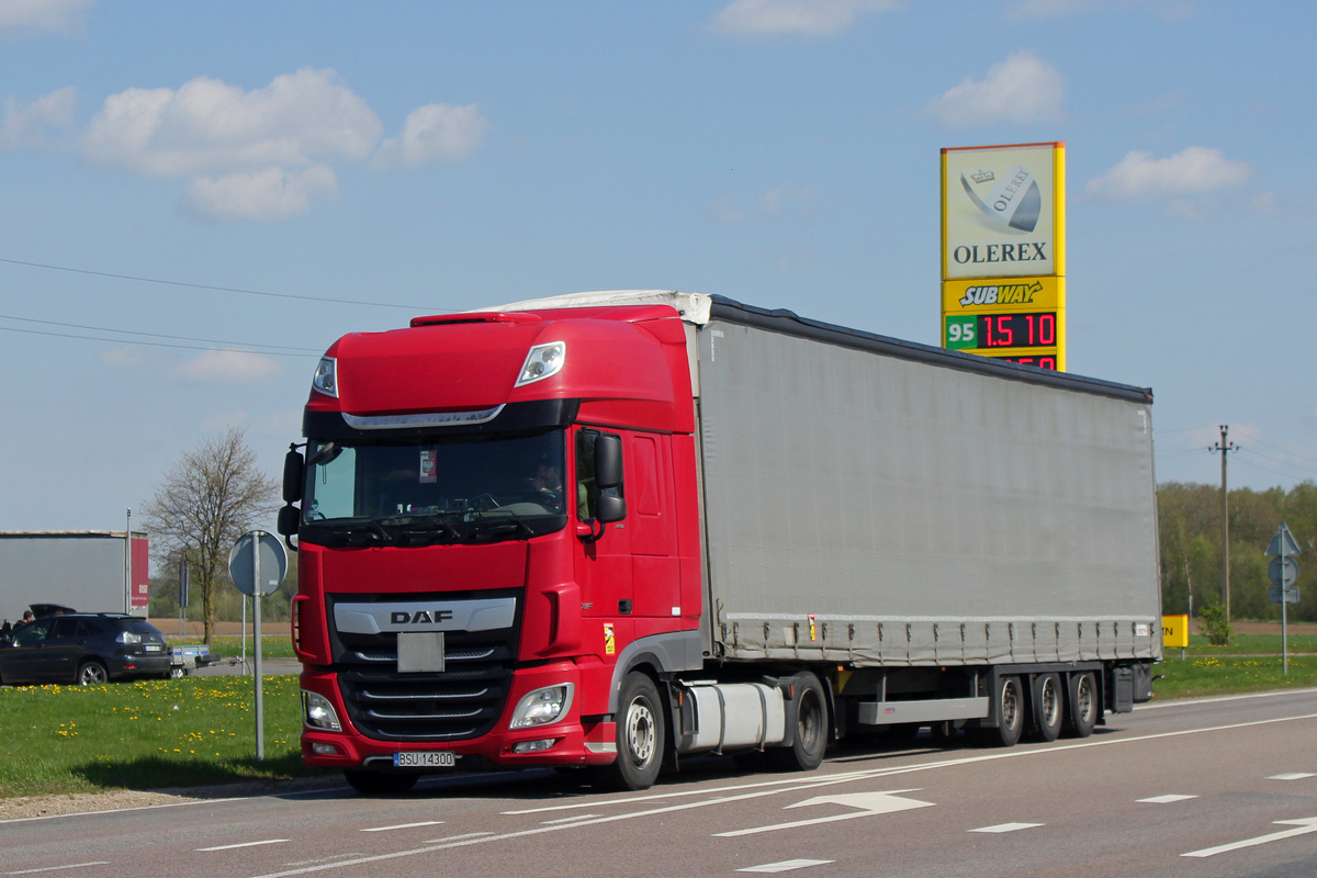 Польша, № BSU 14300 — DAF XF Euro6 FT