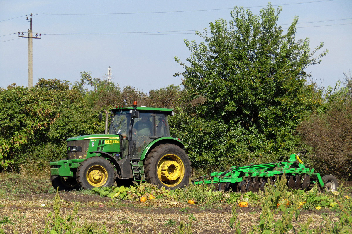 Полтавская область, № 27999 ВІ — John Deere 6135B; Прицепы сельскохозяйственные — Бороны дисковые (общая)