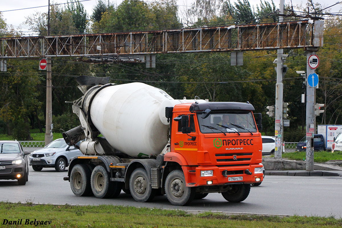 Свердловская область, № Р 796 РС 196 — КамАЗ-6540 (общая модель)