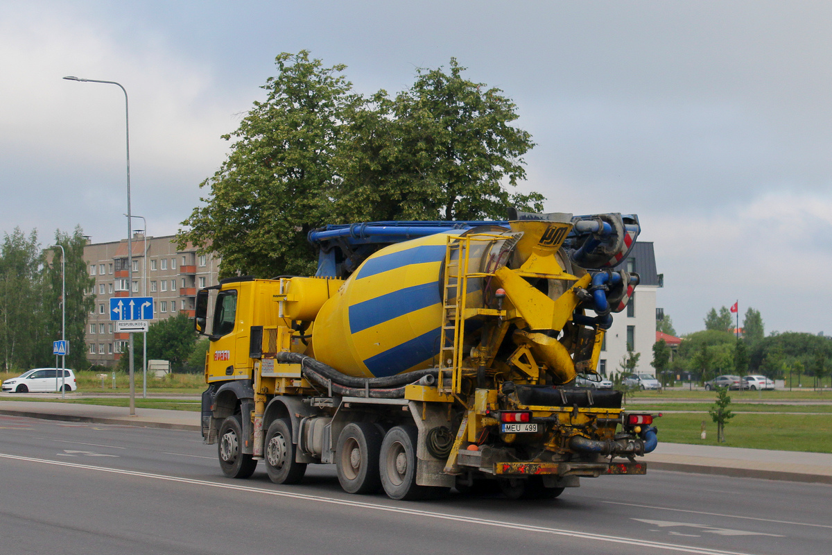 Литва, № MEU 499 — Mercedes-Benz Arocs (общ.м)