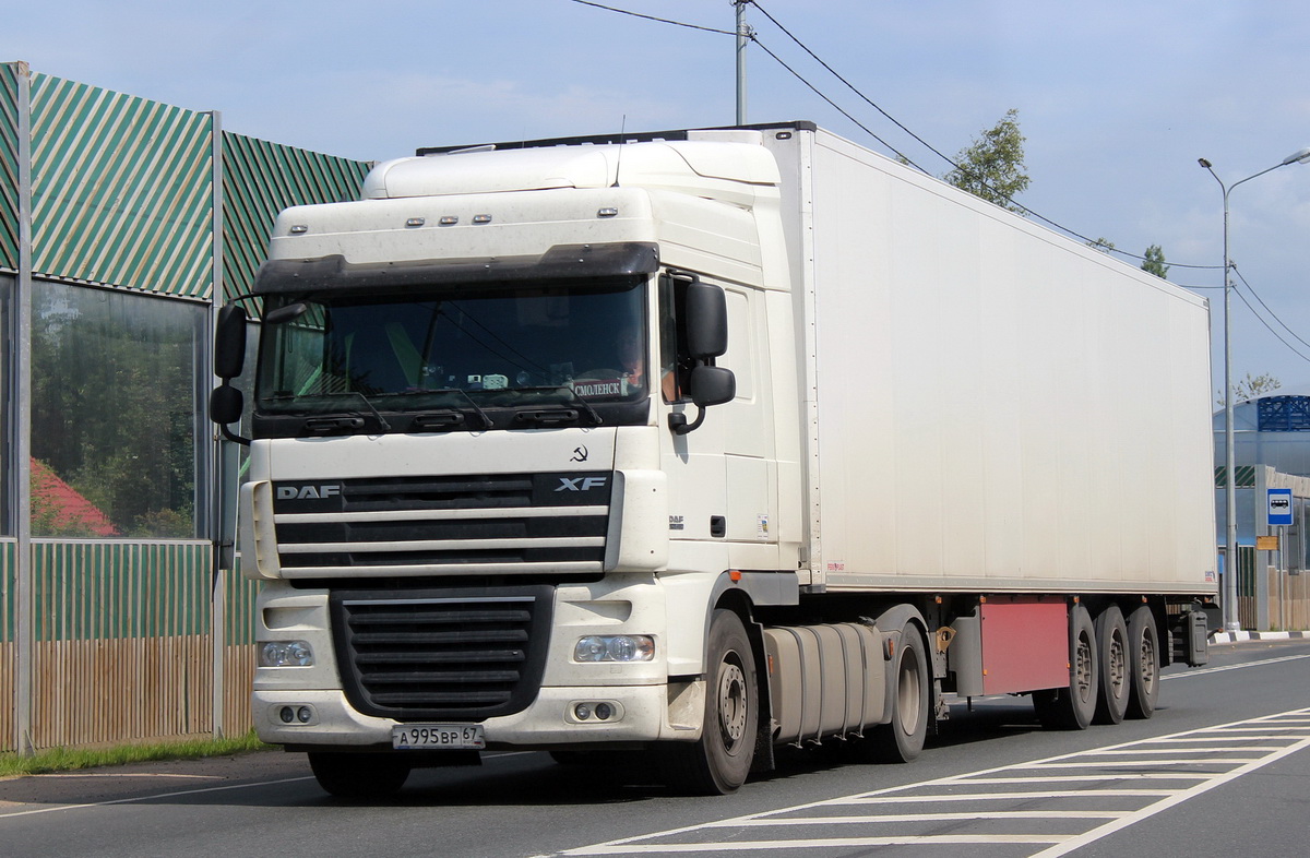 Москва, № А 995 ВР 67 — DAF XF105 FT