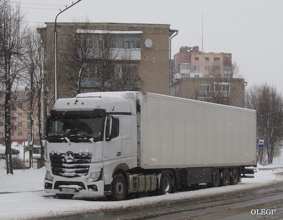 Смоленская область, № М 166 МТ 67 — Mercedes-Benz Actros '18 1845 [Z9M]