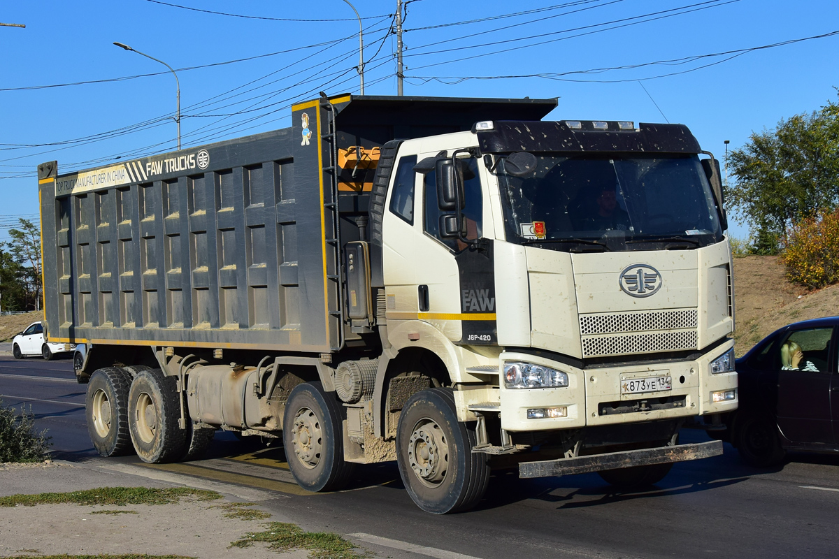 Волгоградская область, № К 873 УЕ 134 — FAW J6 CA3310