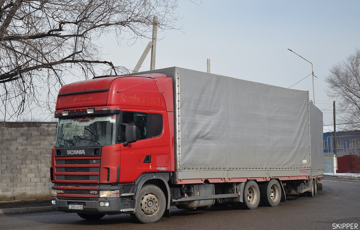 Алматы, № 280 AVE 02 — Scania ('1996) R124L