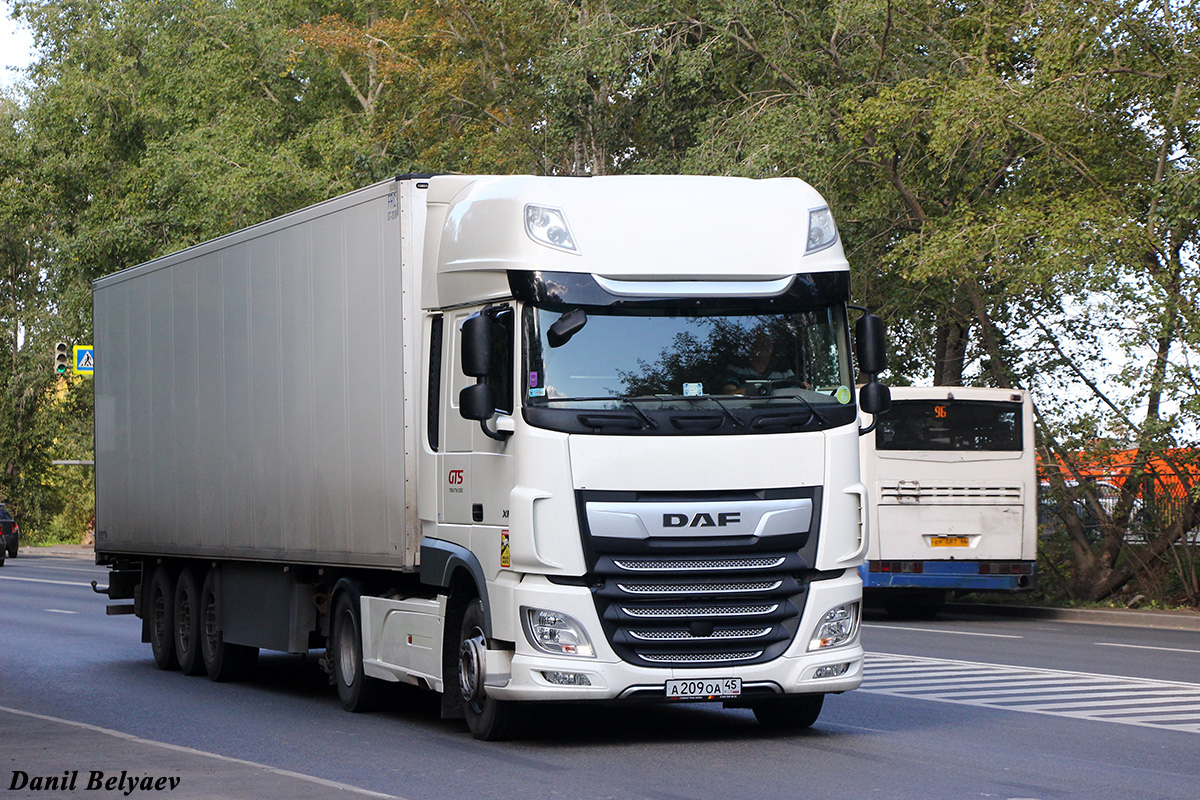 Курганская область, № А 209 ОА 45 — DAF XF Euro6 FT