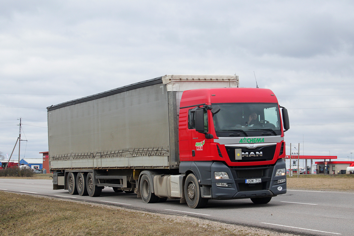 Литва, № JGM 714 — MAN TGX ('2012) 18.440