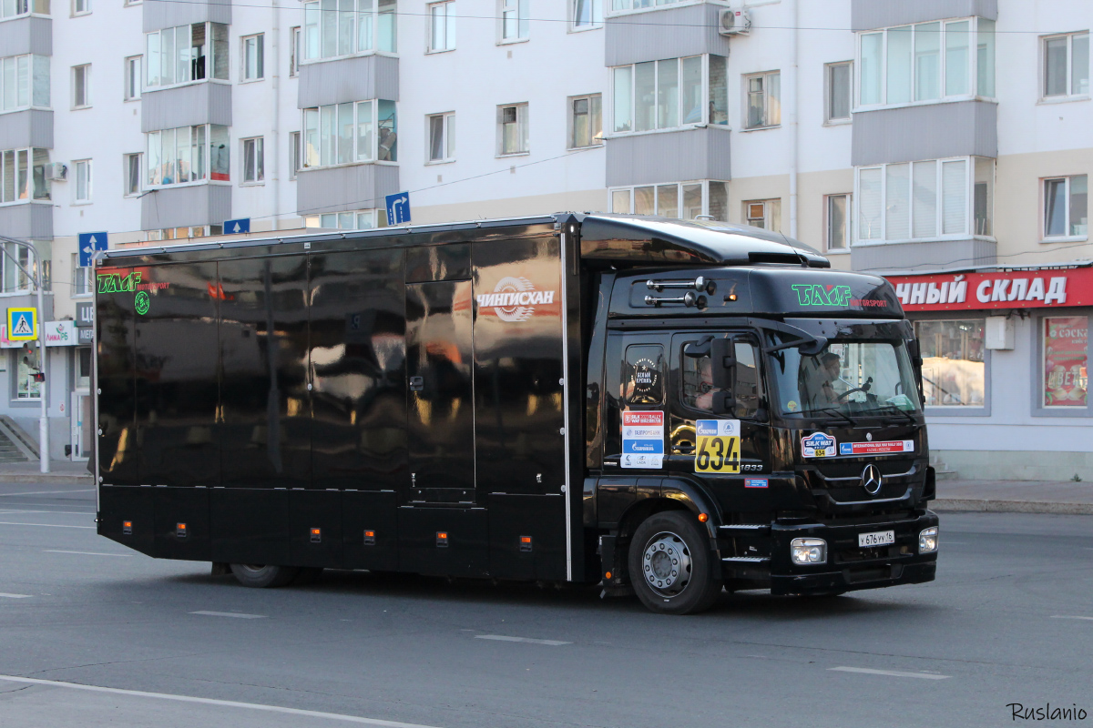 Татарстан, № У 676 УУ 16 — Mercedes-Benz Axor (общ.м); Ралли Шёлковый Путь (Башкортостан)