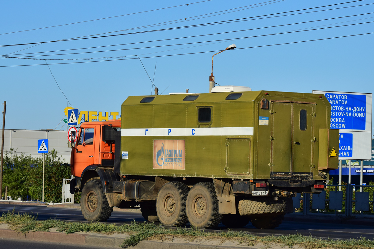 Волгоградская область, № Р 016 ЕТ 34 — КамАЗ-43118-15 [43118R]