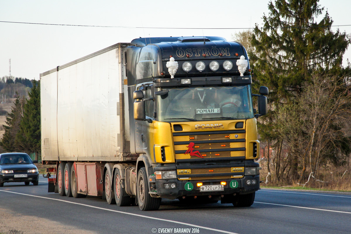 Новгородская область, № В 720 ЕР 53 — Scania ('1996) R124L