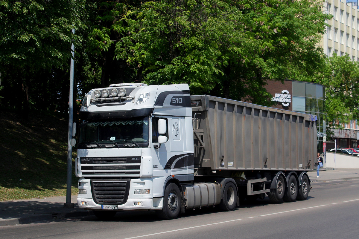 Литва, № HNV 397 — DAF XF105 FT