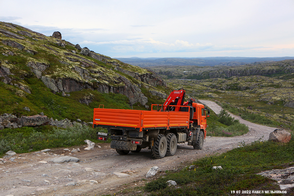 Мурманская область, № А 706 УМ 51 — КамАЗ-43118-50