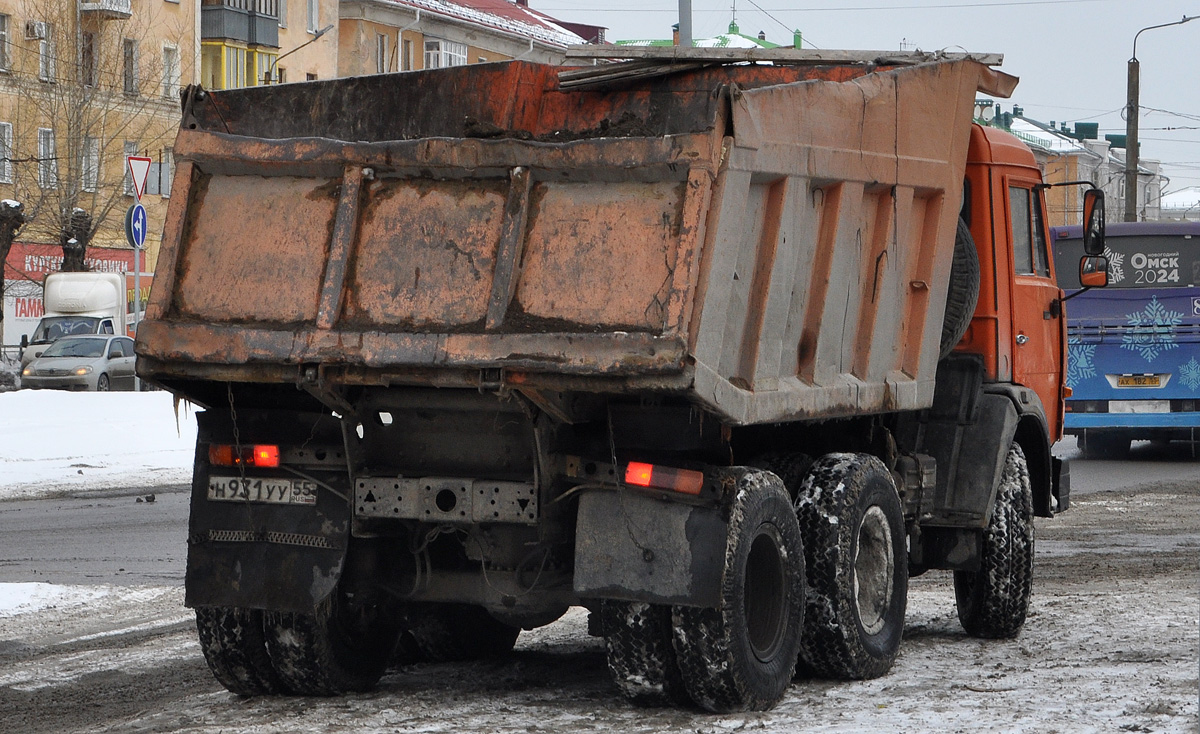 Омская область, № Н 931 УУ 55 — КамАЗ-65115 (общая модель)