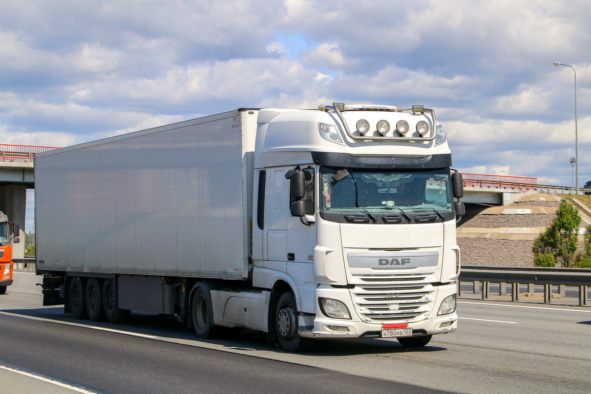 Краснодарский край, № Н 780 НВ 123 — DAF XF Euro6 FT