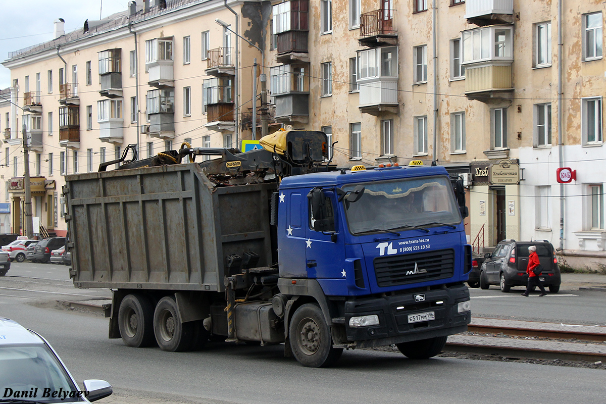 Свердловская область, № Е 517 ММ 196 — МАЗ-6312B9