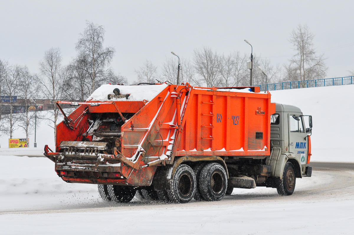 Архангельская область, № С 974 СХ 29 — КамАЗ-53215 [532150]