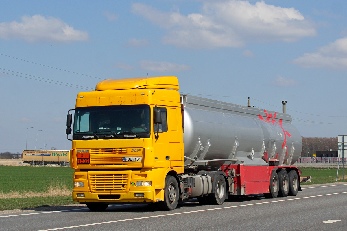 Литва, № HJE 161 — DAF XF95 FT