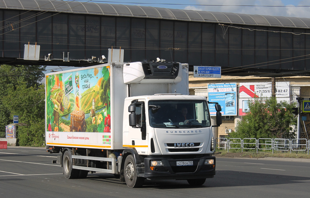 Челябинская область, № Х 278 ОА 750 — IVECO EuroCargo ('2008)