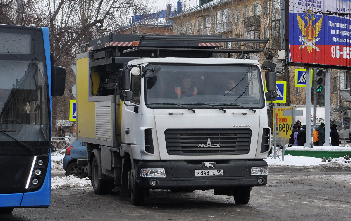 Омская область, № Х 848 ТС 55 — МАЗ-4371C0 "Зубрёнок"