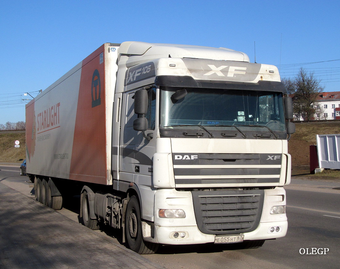 Смоленская область, № Е 055 НТ 67 — DAF XF105 FT