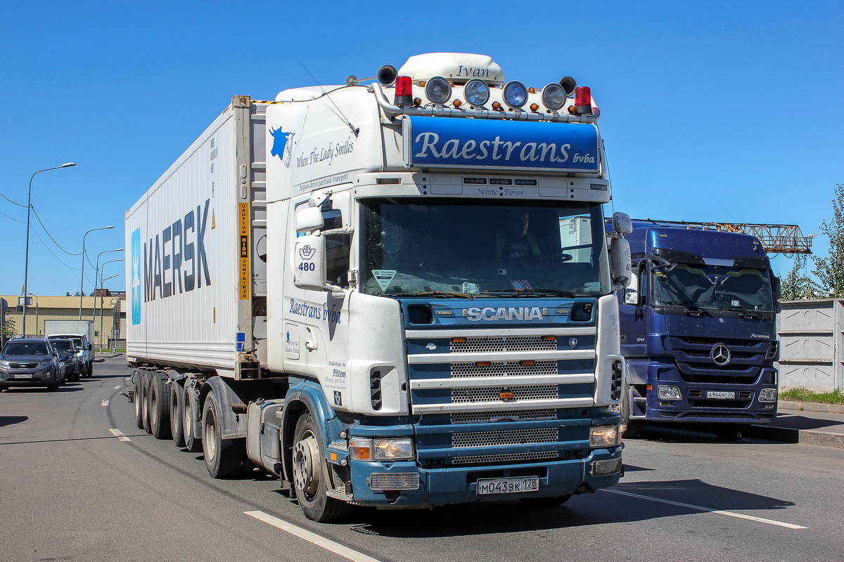 Санкт-Петербург, № М 043 ВК 178 — Scania ('1996) R164L