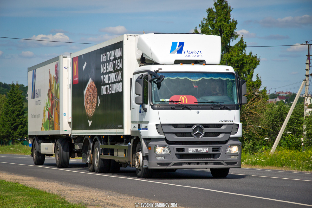 Москва, № Р 538 АМ 777 — Mercedes-Benz Actros '09 2541 [Z9M]