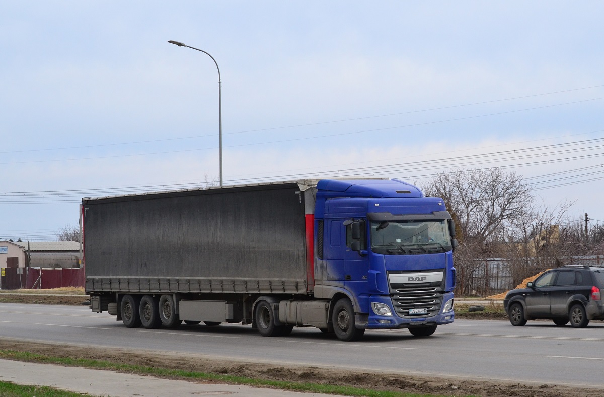 Костанайская область, № 735 AAH 10 — DAF XF Euro6 FT