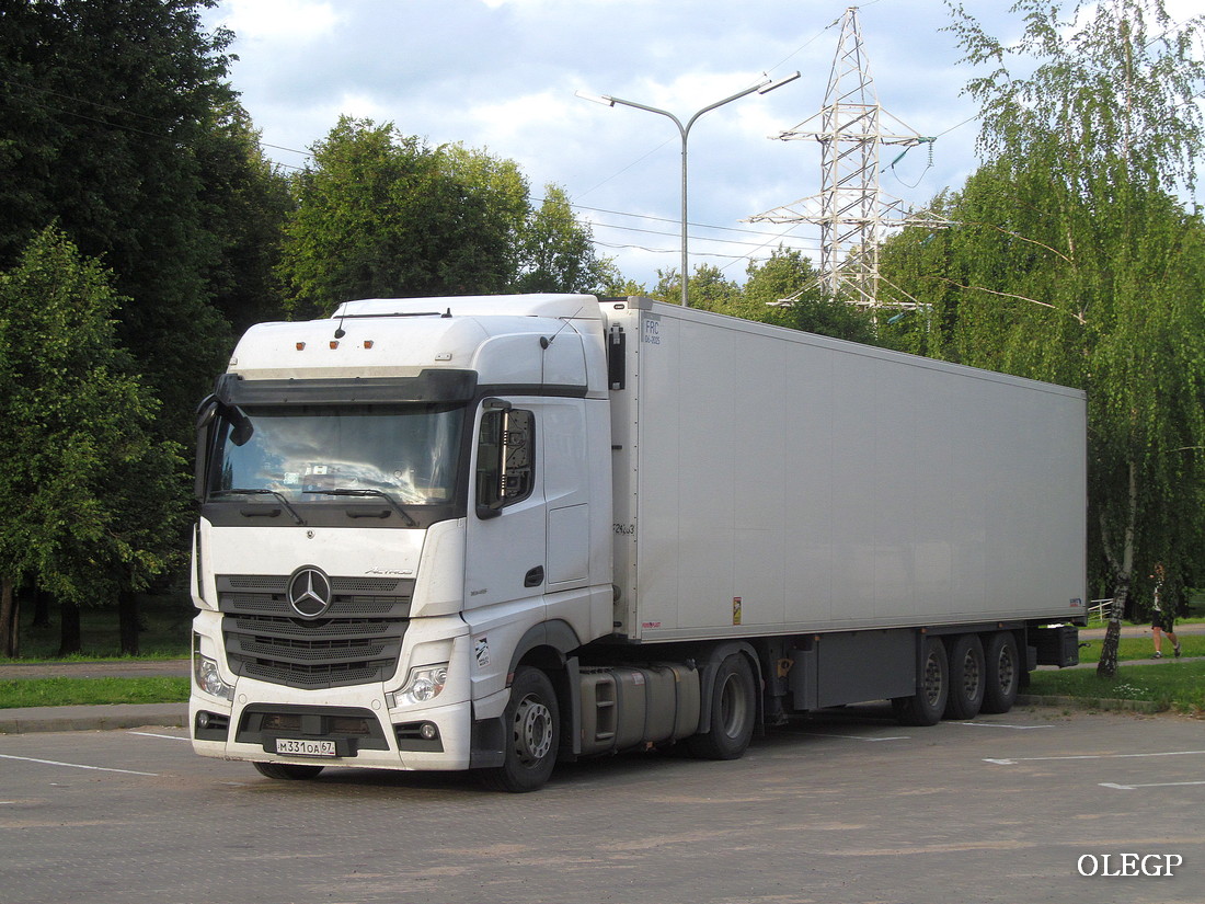 Смоленская область, № М 331 ОА 67 — Mercedes-Benz Actros '18 1845 [Z9M]