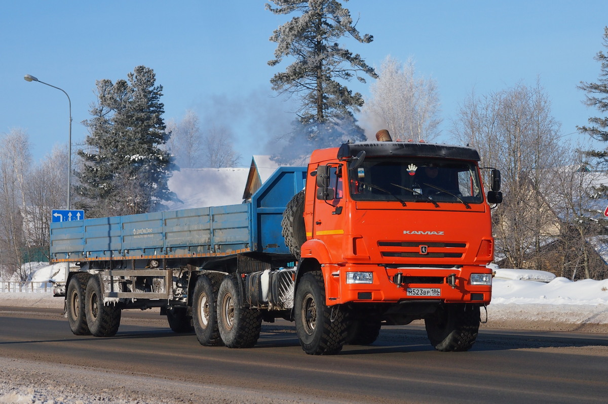 Ханты-Мансийский автоном.округ, № М 523 ВР 186 — КамАЗ-53504-50