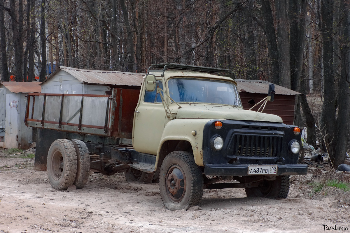 Башкортостан, № А 487 РВ 102 — ГАЗ-52-01