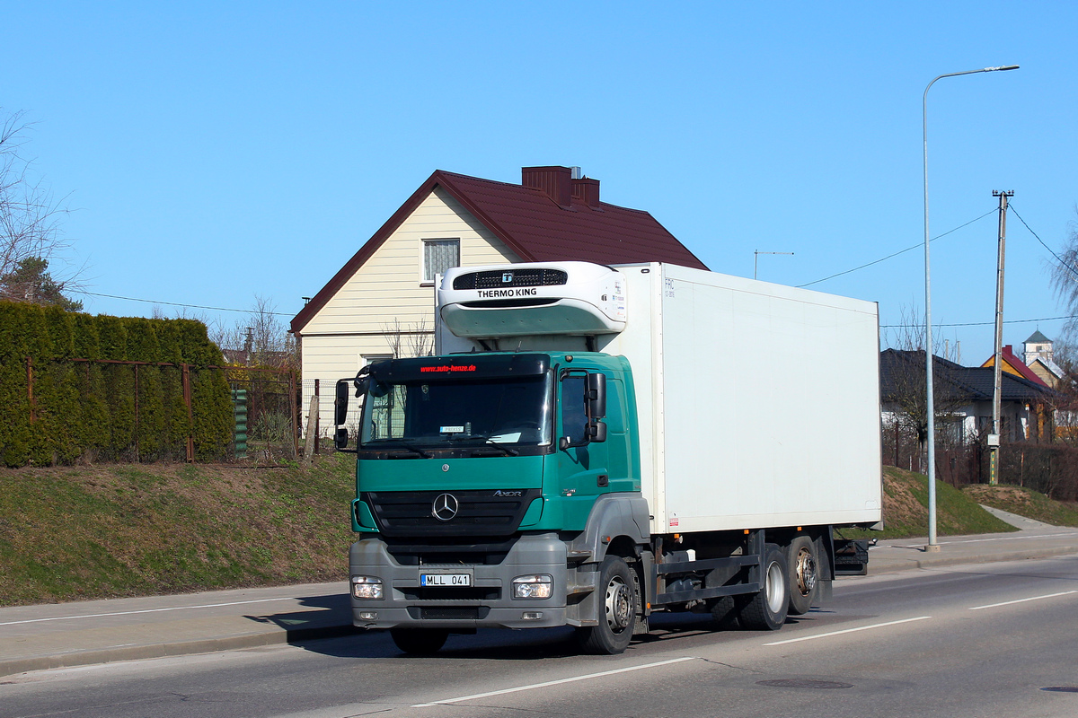 Литва, № MLL 041 — Mercedes-Benz Axor (общ.м)