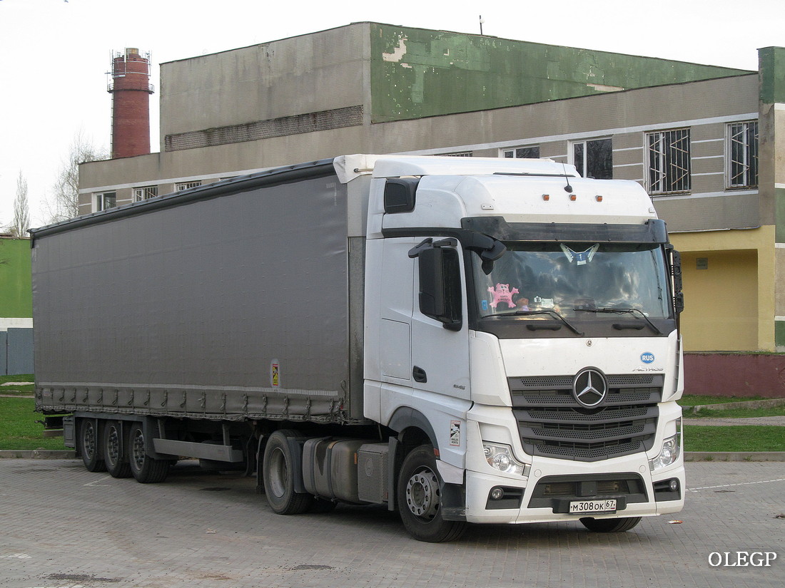 Смоленская область, № М 308 ОК 67 — Mercedes-Benz Actros '18 1845 [Z9M]