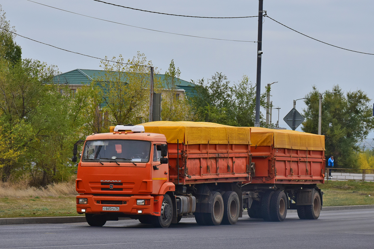 Волгоградская область, № С 665 РН 34 — КамАЗ-65115-D3