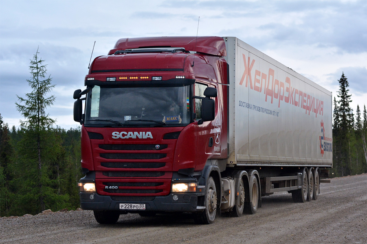 Владимирская область, № Р 228 РО 33 — Scania ('2013) R440