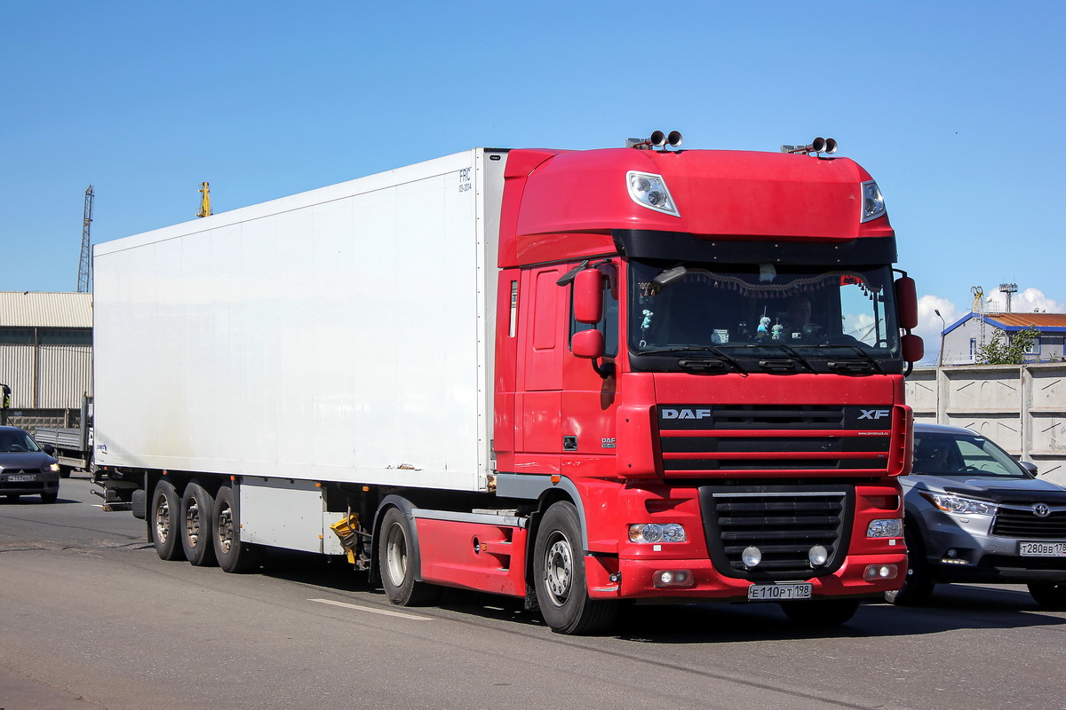 Санкт-Петербург, № Е 110 РТ 198 — DAF XF105 FT