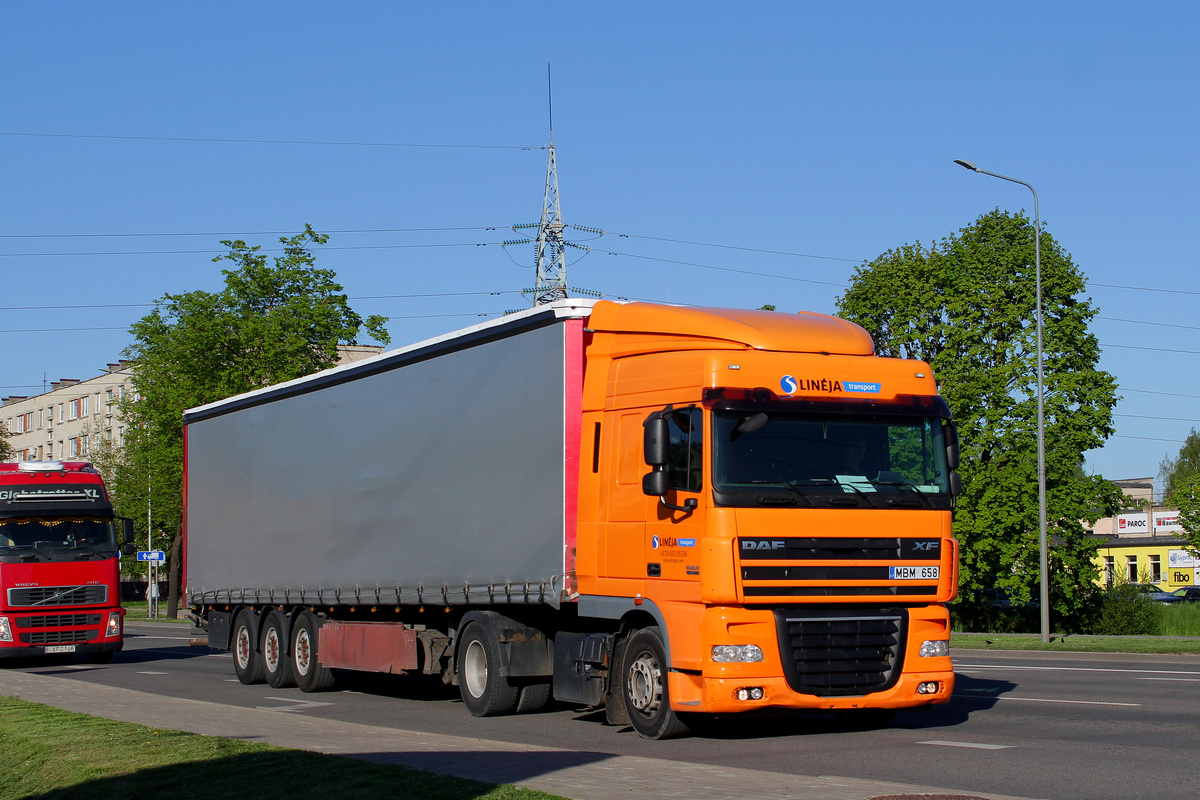 Литва, № MBM 658 — DAF XF105 FT