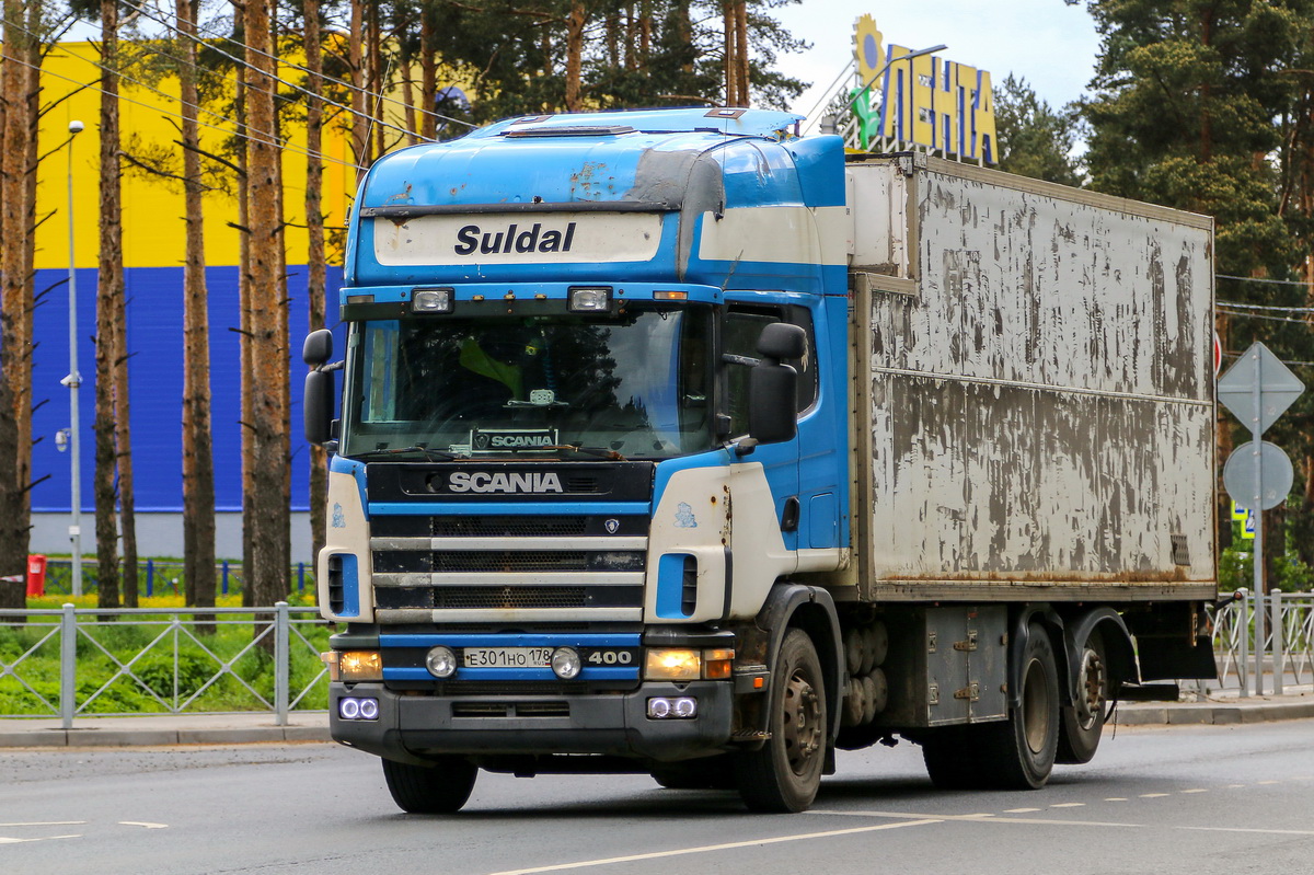 Санкт-Петербург, № Е 301 НО 178 — Scania ('1996, общая модель)