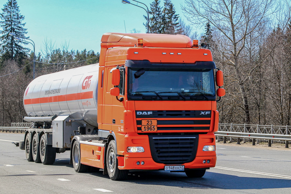 Ленинградская область, № О 148 ХН 47 — DAF XF105 FT