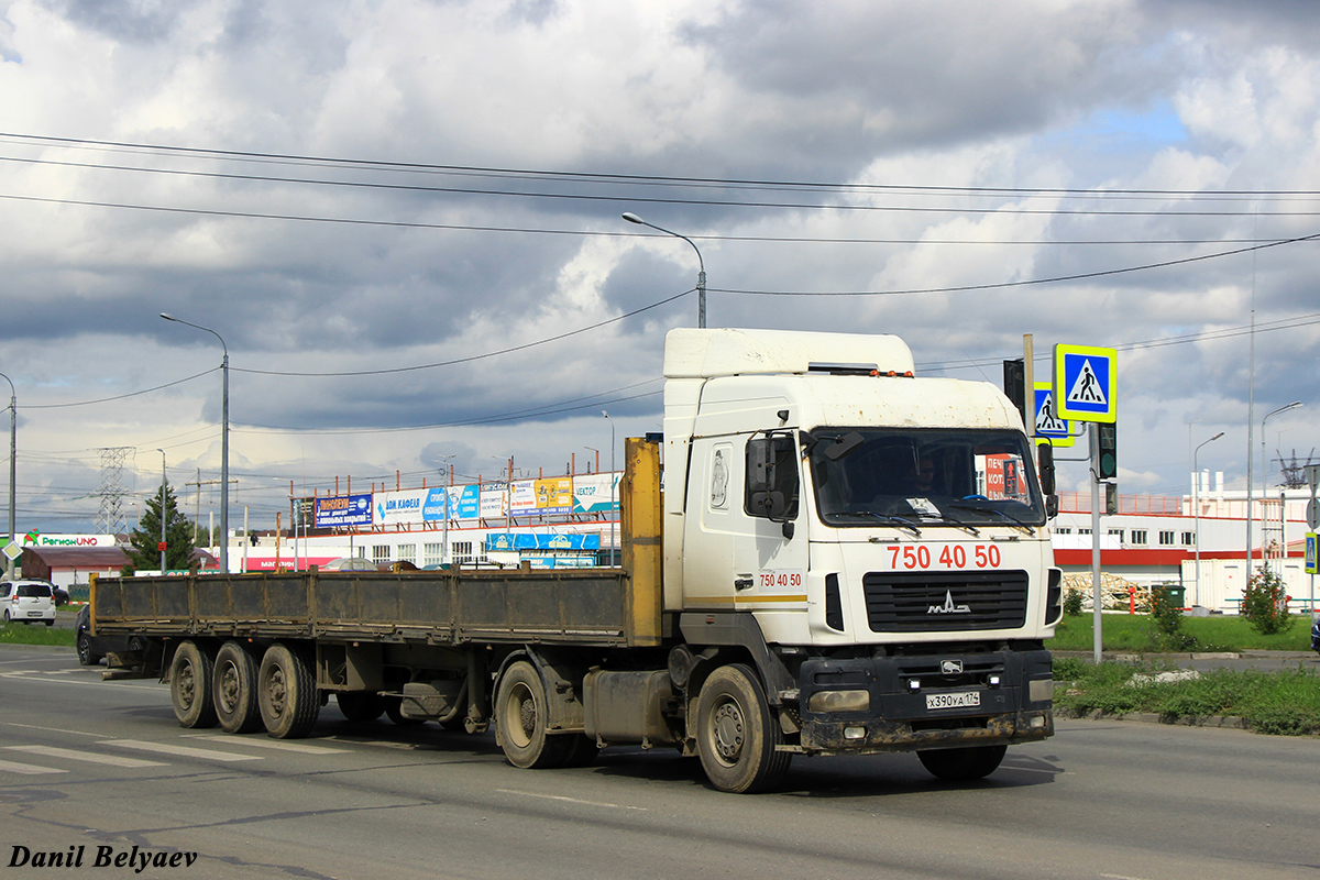 Челябинская область, № Х 390 УА 174 — МАЗ-5440B9