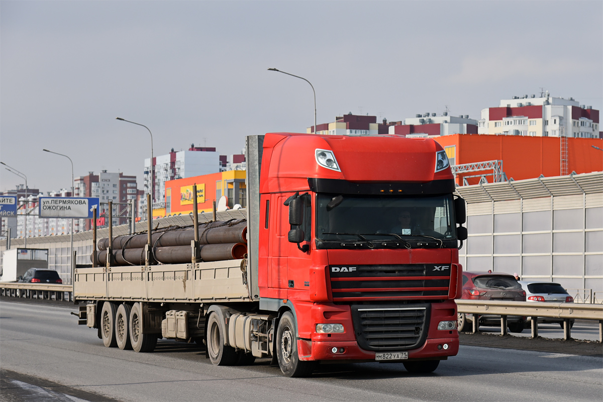 Тульская область, № М 822 УА 71 — DAF XF105 FT